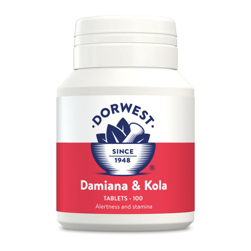 Dorwest Damiana & Kola Tablets For Pets