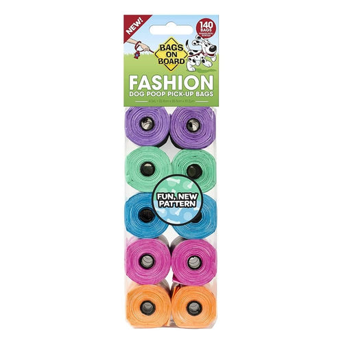 Brampton Bags On Board Plastic Fashion Poo Bags 10 x 14