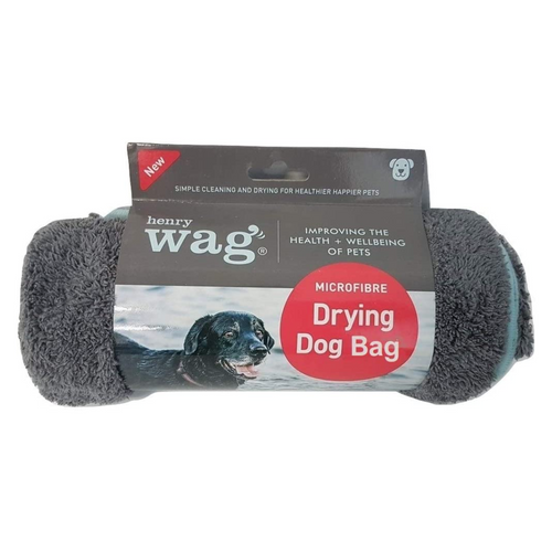 Henry Wag Microfibre Dirt Removing Drying Bag For Dogs - All Sizes