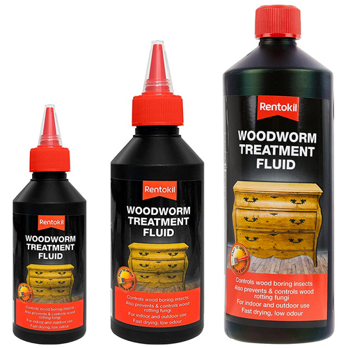 Rentokil Woodworm Insect Pest Protection Treatment Fluid