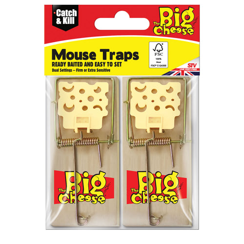 The Big Cheese Wooden Traditional Classic Mouse Trap 