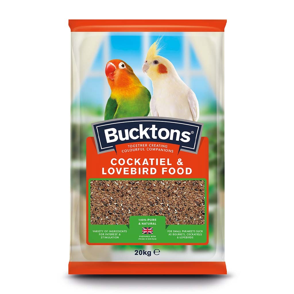 Bucktons Cockatiel & Lovebird Bird Seed Food 20kg