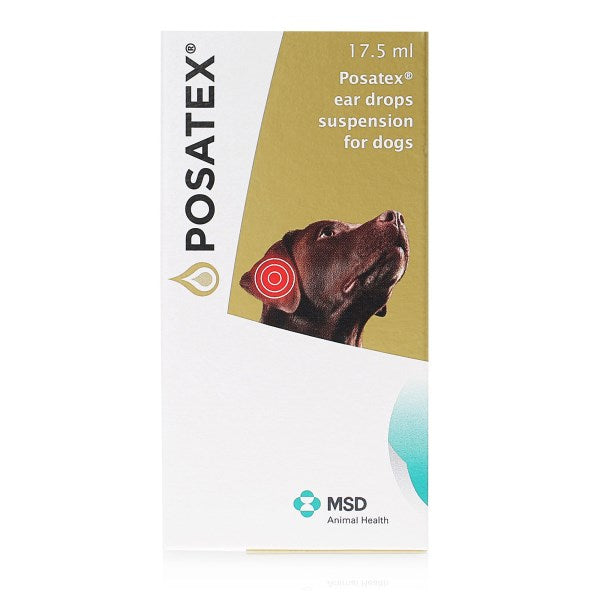 Posatex Ear Drops Suspension for Acute Otitis in Dogs