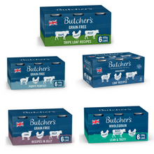 Load image into Gallery viewer, Butcher&#39;s Can Recipes Wet Dog Food 6x400g- Various Types
