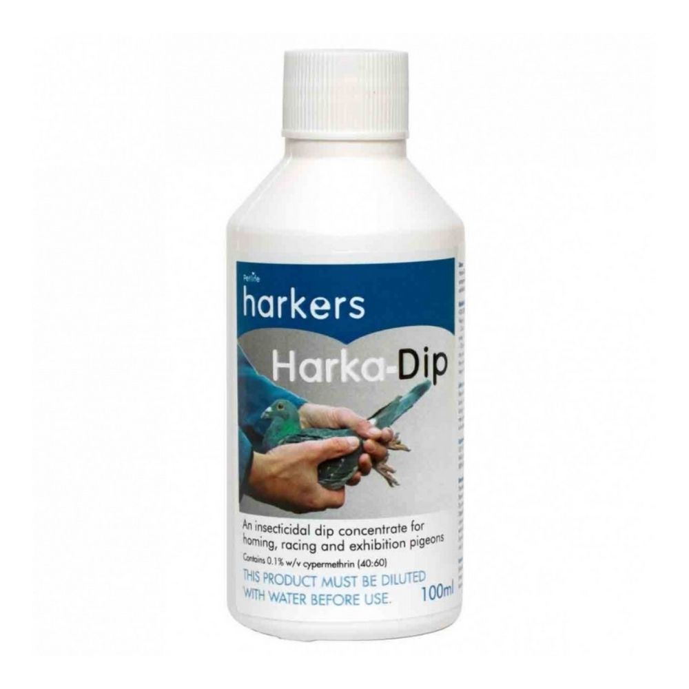 Harkers Bird Pigeon Hygiene Support Supplies Harka-dip Prevents Infection 100ml
