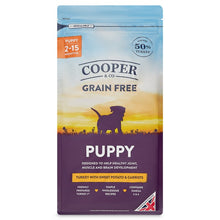 Load image into Gallery viewer, Cooper &amp; Co Dried Puppy Food Turkey with Sweet Potato and Carrots

