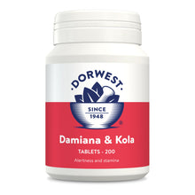 Load image into Gallery viewer, Dorwest Damiana &amp; Kola Tablets For Pets
