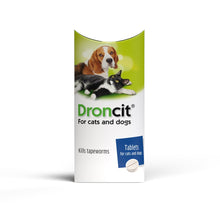 Load image into Gallery viewer, Droncit Tablet Tapewormer for Cats and Dogs - All Pack Sizes
