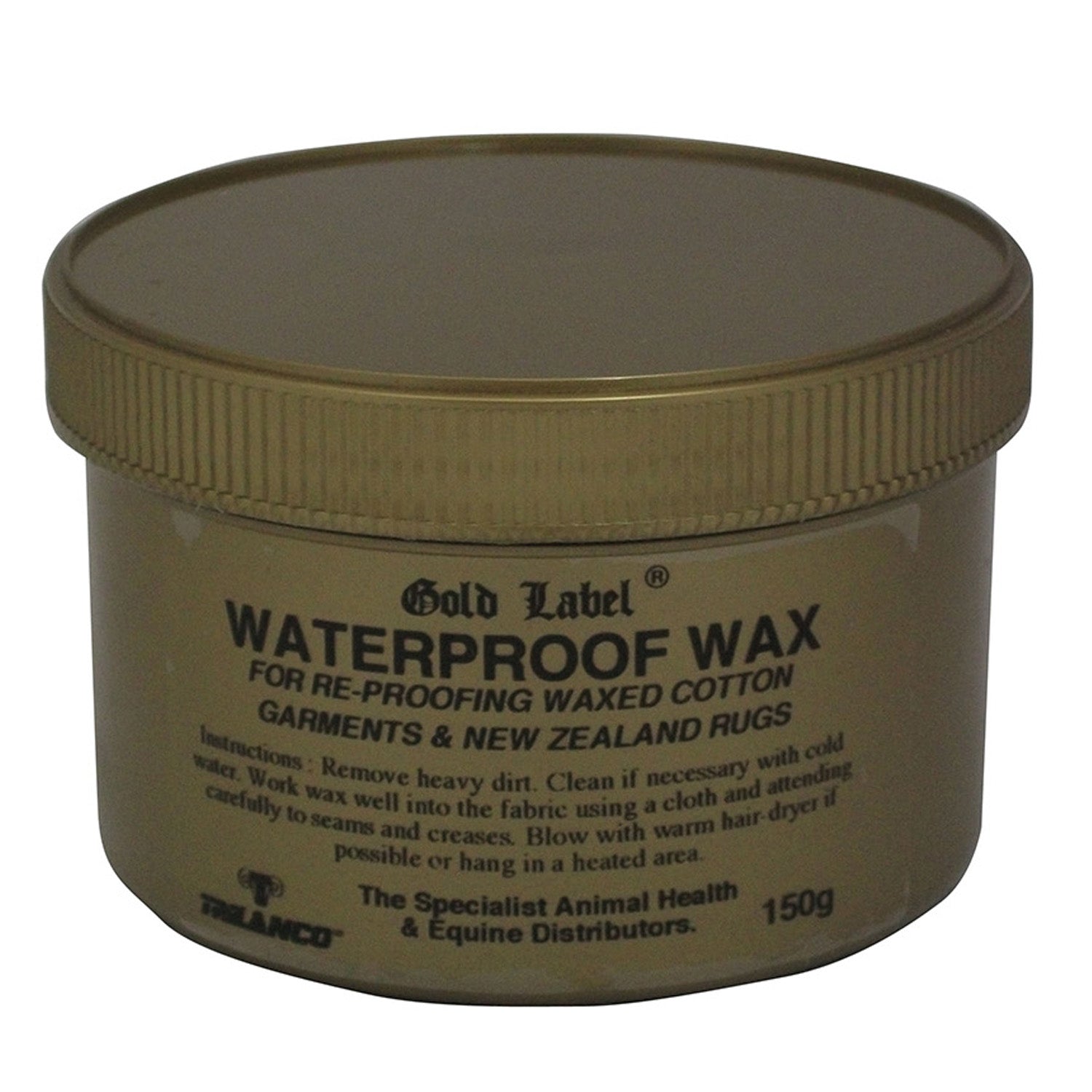 Gold Label Waterproof Wax- Various SIzes