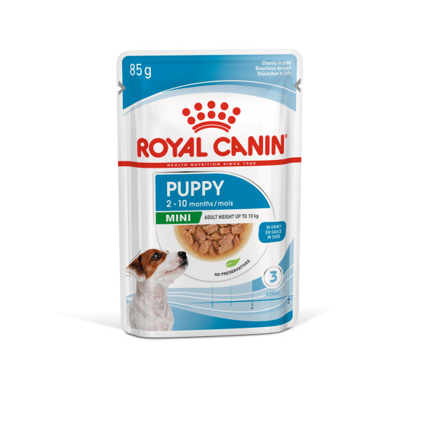 Royal Canin Nutritional Wet Dog Food For Mini Puppy - 12x85g