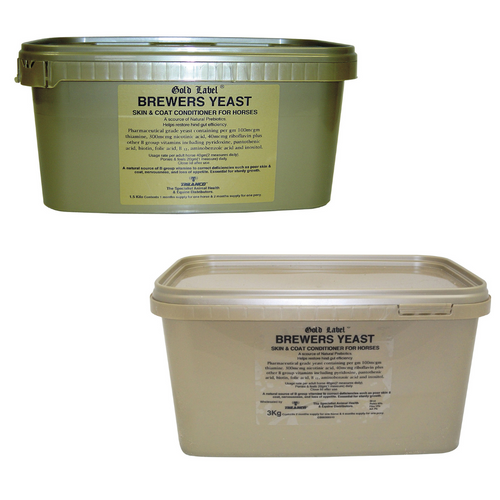 Gold Label Brewers Yeast Skin And Coat Conditioner For Horses- Various Sizes