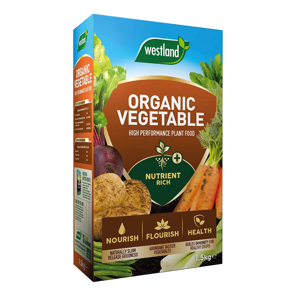 Westland Organic Vegetable High Performance Plant Food Feed 1.5kg