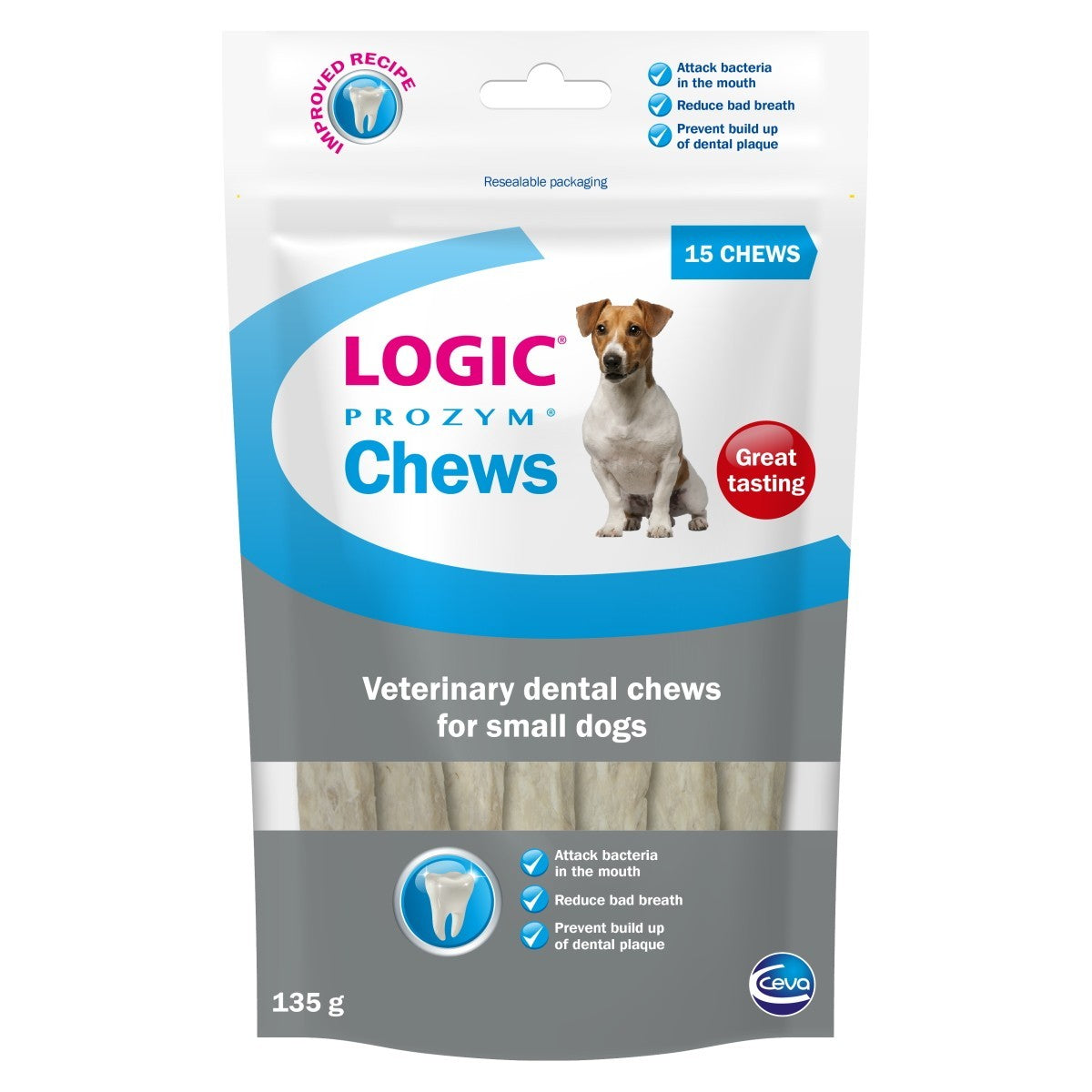 Logic Prozym Dental Chew Treats For Dogs - All Sizes