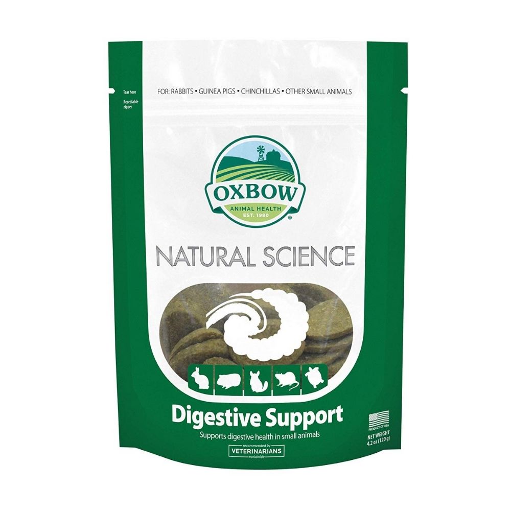 Oxbow Natural Science Digestive High Fibre Supplement Small Animals x 60 Tablets