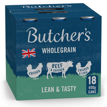 Load image into Gallery viewer, Butcher&#39;s Tasty Wet Dog Food Cans 18x400g - All Types
