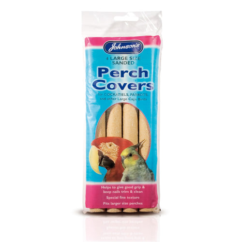 Johnson's Veterinary Sanded Perch Cover Large- Pack Of 4 