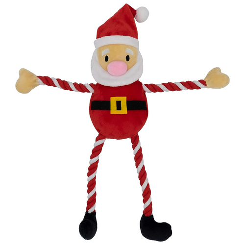 GoodBoy Christmas Toys for Dogs - Hug Tug Santa 40cm