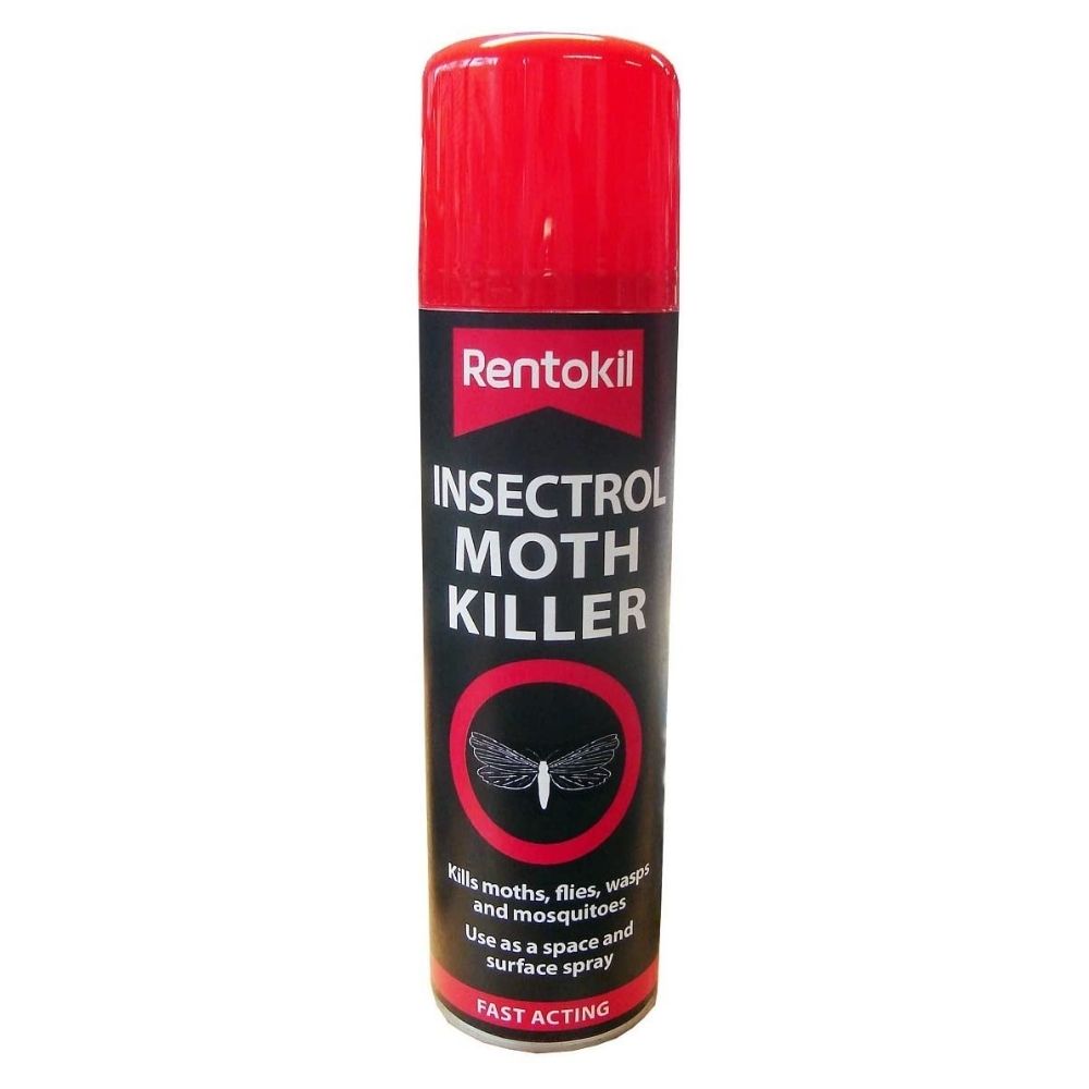 Rentokil Insectrol Moth Killer 250ml For Fast Control Of Moths In The Home