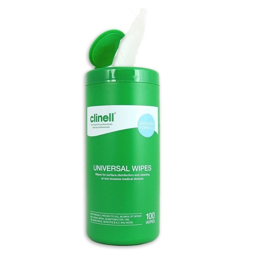 Clinell Universal Wipes Tub Of 100