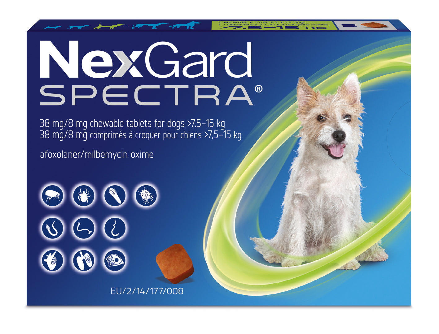 Boehringer Ingelheim Nexgard Spectra Tablets For Dogs 3 Tablets