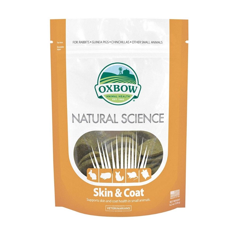 Science Small Animal Skin & Coat Fiber Supplement x 60 Tablets