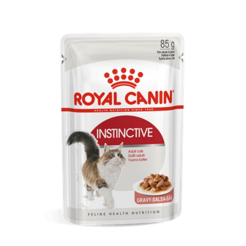 Royal Canin Wet Cat Food Instinctive Gravy Pouch 12 x 85g