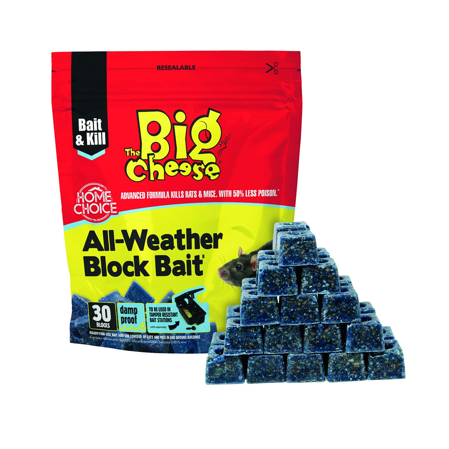 The Big Cheese All-Weather Block Bait 30x10g 