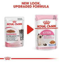 Load image into Gallery viewer, Royal Canin Wet Cat Food Kitten Pouch In Jelly 48 x 85g
