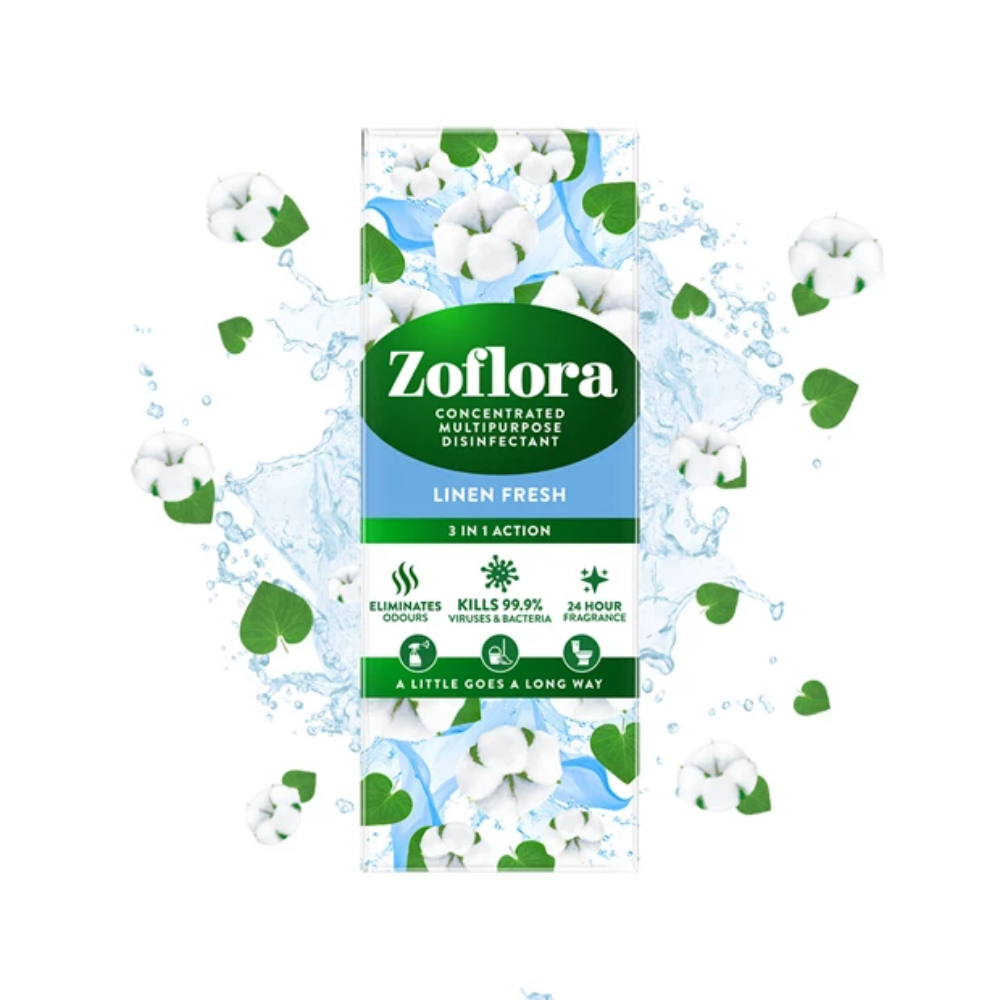 Zoflora Home Disinfectant 3in1 Concentrated Odour Eliminator Antibacterial 500ml