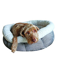 Load image into Gallery viewer, Rosewood Deep Tweed Teddy Bear Round Dog Bed
