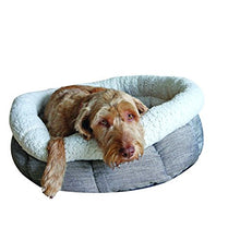 Load image into Gallery viewer, Rosewood Deep Tweed Teddy Bear Round Dog Bed
