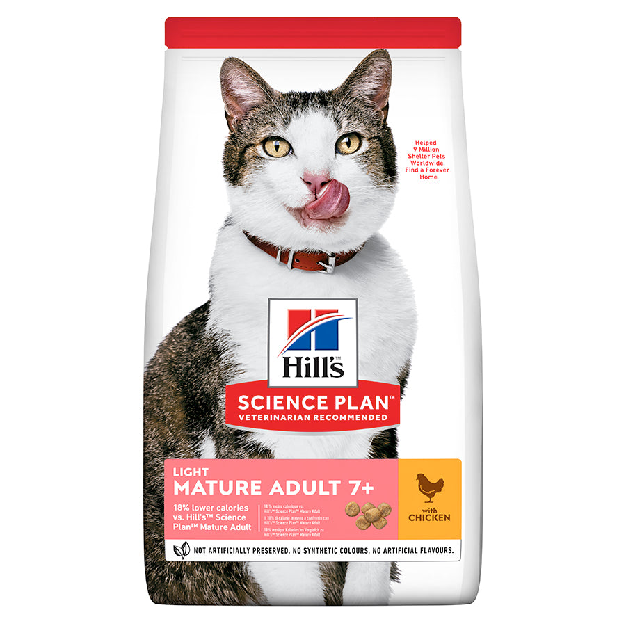 Hill's Science Plan Feline Mature Adult Light Cat Food 1.5kg