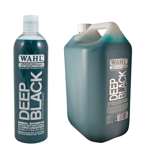 Wahl Deep Black Showman Shampoo- Various Sizes