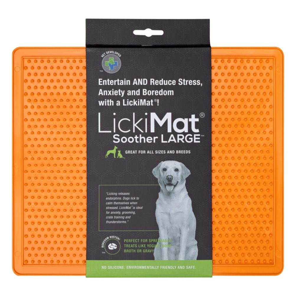 Lickimat Soother XL Interactive Dog Treat Feeding Mat (All Colours)