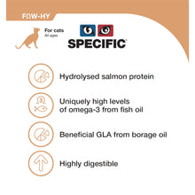 Load image into Gallery viewer, Dechra SPECIFIC FOW-HY Allergen Management Plus Wet Cat Food 7 x 100g
