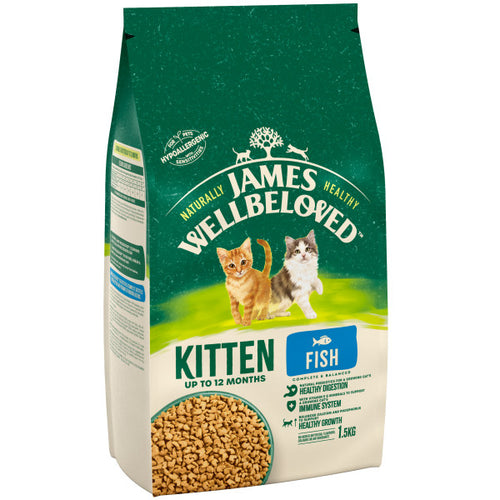 James Wellbeloved Kitten Food Fish & Rice 1.5kg