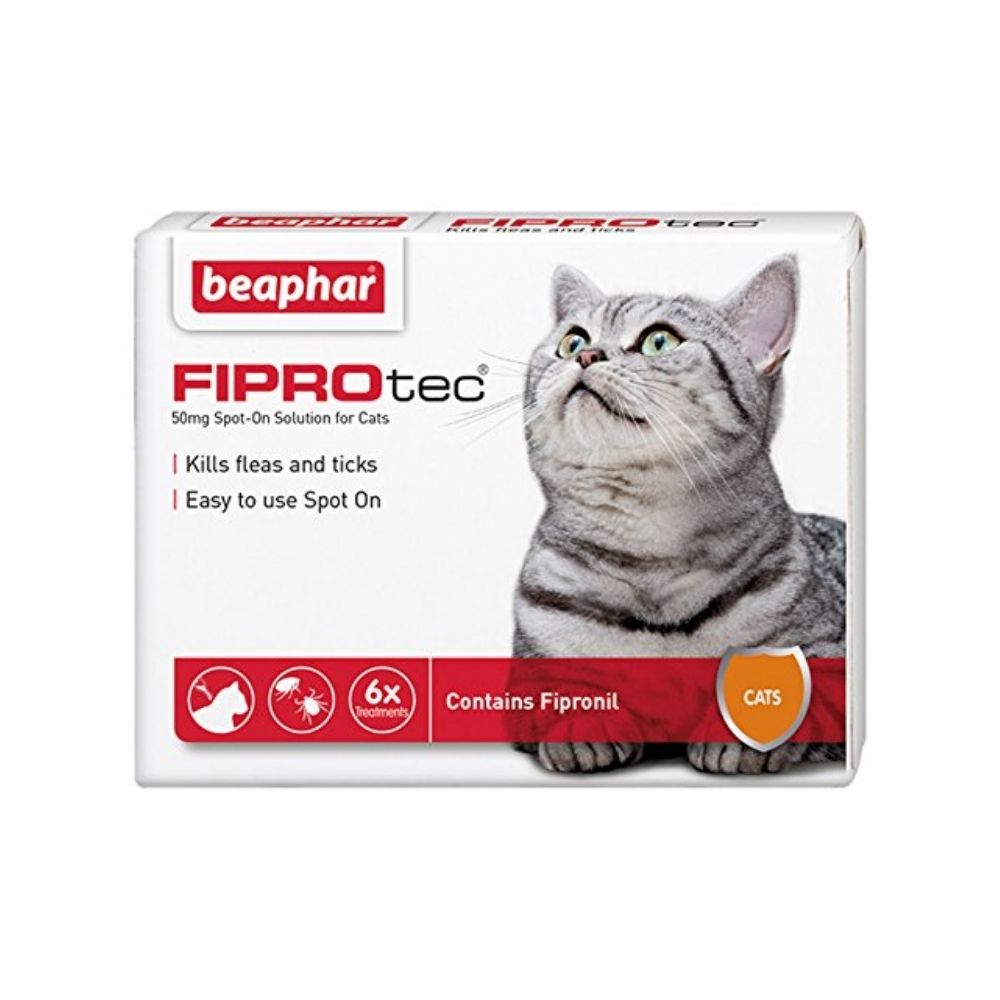 Beaphar FIPROtec Spot On Cat 6 Pipettes