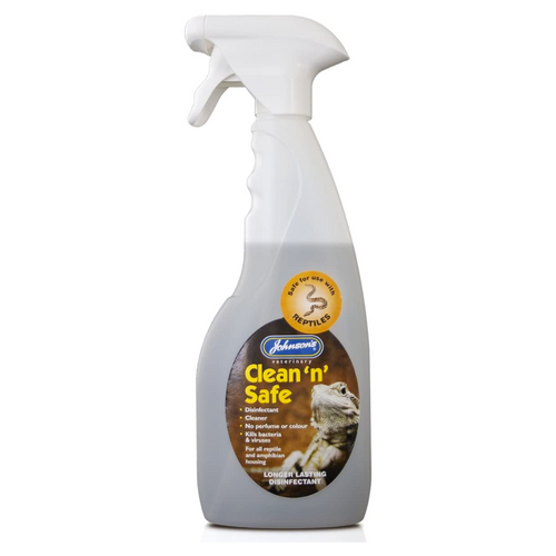 Johnson's Clean 'N' Safe Reptile Cleaning Disinfectant 500ml