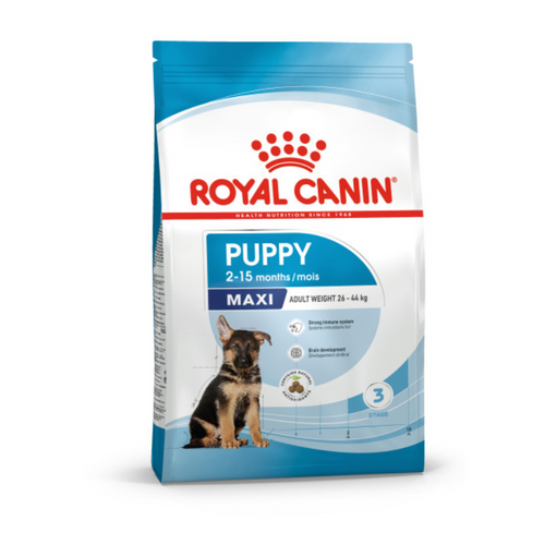 Royal Canin Dry Dog Food For Maxi Puppy Dogs - All Sizes
