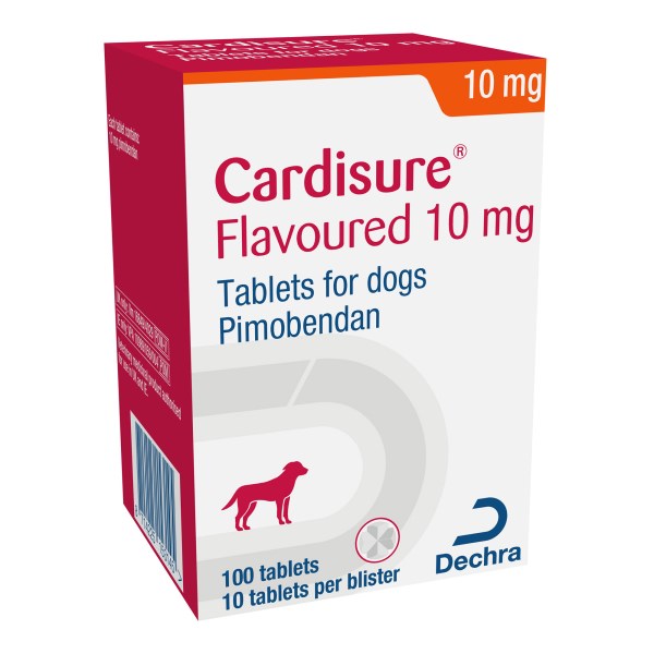 Dechra Cardisure Flavoured Tablets for Dogs x 100 Tablets