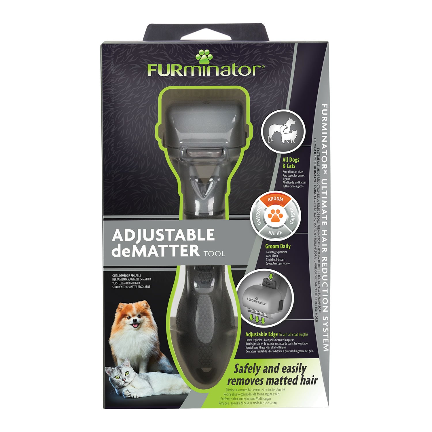 Furminator Adjustable Dematter Tool For Cats And Dogs |Direct4Pet ...