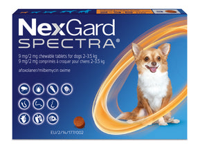 Load image into Gallery viewer, Nexgard Spectra Tablets (Afoxolaner/Milbemycin) For Dogs 3 Tablets
