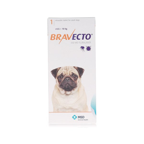 Bravecto (Fluralaner) Chewable Flea And Tick Tablet For Dogs