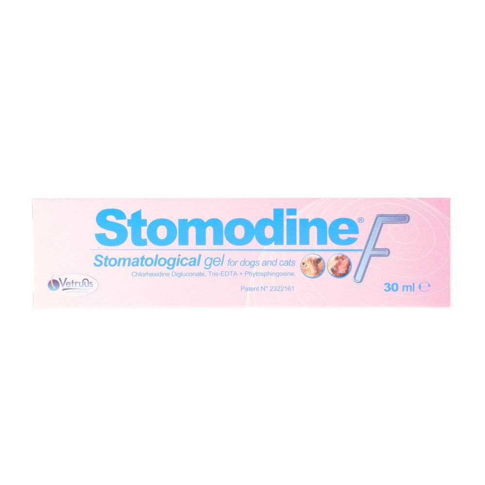 Stomodine F Cat & Dog Toothpaste Gel - Meat Flavoured 30ml