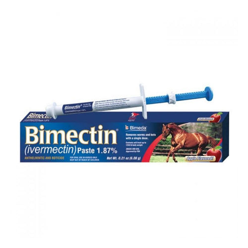 Bimectin Horse Wormer 18.7mg/g Oral Paste Syringe