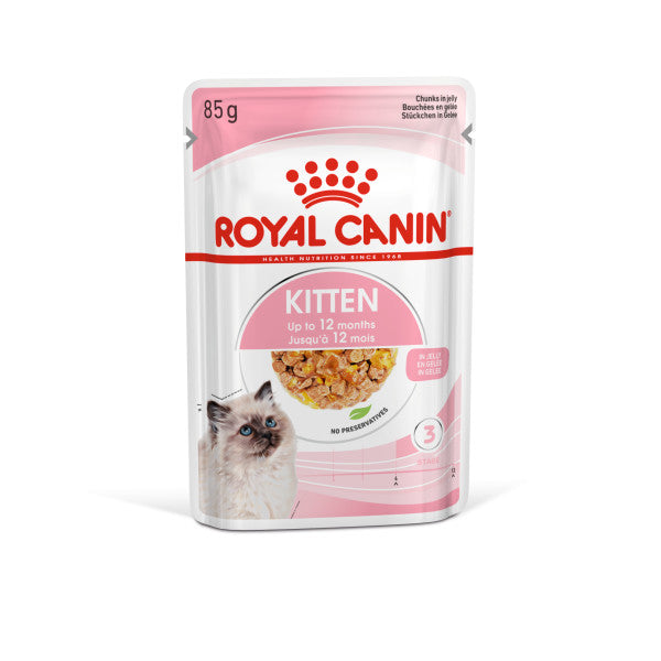 Royal Canin Kitten In Jelly Wet Food For Kitten's 12 x 85g