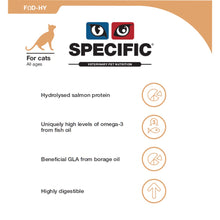 Load image into Gallery viewer, Dechra SPECIFIC FOD-HY Allergen Management Plus Dry Cat Food
