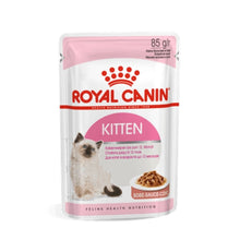 Load image into Gallery viewer, Royal Canin Wet Cat Food Kitten Pouch In Gravy 48 x 85g
