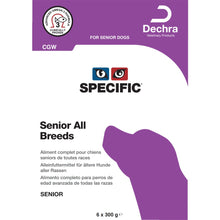 Load image into Gallery viewer, Dechra Specific CGW Senior Dog All Breeds Wet Foil Trays 6 x 300g
