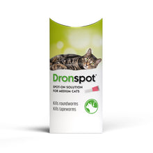 Load image into Gallery viewer, Dronspot Spot On Wormer for Small, Medium &amp; Large Cats - 1 Or 2 Pipettes
